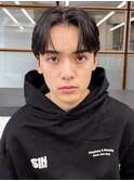 20代黒髪ショート◎韓国風センターパート小顔