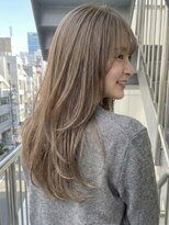 ローウェル(Rowel)&nbsp;ハイトーン/ダブルカラー/グレージュ/レイヤーカット