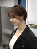 アッシュベージュショート