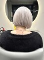 ソル ジングウマエ(SOL JINGUMAE)&nbsp;ブリーチ3回でつくるホワイトボブ