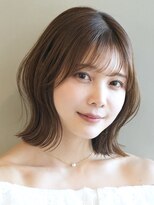 ソワネ 表参道(soigne) 表参道白髪ぼかしウルフショートボブベージュアッシュグレージュ