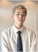 アクティブショート ホワイトベージュ ハイトーンカラー