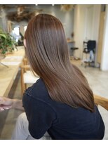 グラッド ナチュラル ヘアー(glad NATURAL HAIR) 艶感ミルクティーベージュストレート