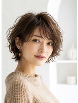 ボニークチュール(BONNY COUTURE)&nbsp;大人ショートボブ/40代パーマスタイル/大人パーマ/神戸パーマ
