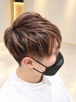 トランスサロン 吉祥寺(TRANS SALON)&nbsp;ハイライトカラー×束感メンズマッシュ
