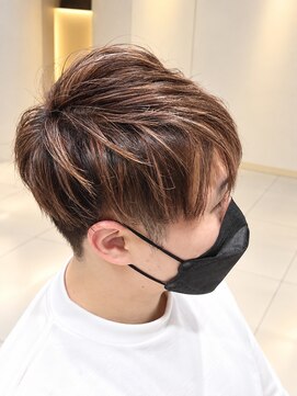 トランスサロン 吉祥寺(TRANS SALON) ハイライトカラー×束感メンズマッシュ
