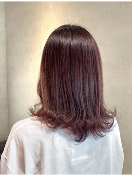 カルテット(Quartett) 【Quartett】ピンク×外ハネミディ