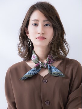 フルショウ 小牧(FURUSHO) マロンベージュ秋パーマ小顔ナチュラルくびれ外ハネボブディ