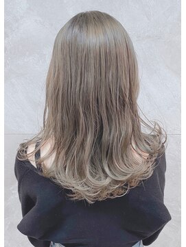 ドゥマン(Demain) 大人かわいいエギョモリ ミルクティーブラウン ひし形シルエット