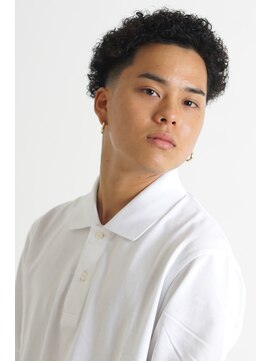 にもう ハードカーリーショートアフロパーマ宮城リョータスタイル