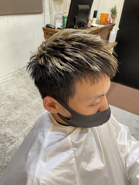 ボアップ 新居浜店(boappu) #メンズ #ハイライト #カラー #カット