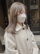 コフィー バイ メルト 吉祥寺(cofy by melt)&nbsp;【中澤彩乃】透け感たっぷりオリーブグレージュ ケアブリーチ