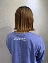 ブロッサム 東久留米店(Blossom)&nbsp;20代30代大人可愛い小顔 ボブ切りっぱなし