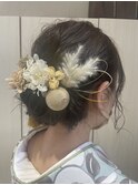 卒業式ヘア