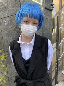 レコ 渋谷(LECO) みずいろボブウルフ