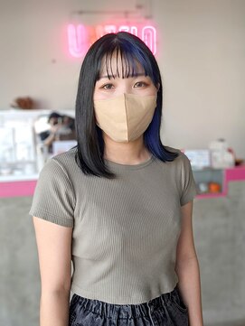 アンゼロ(UNZELO) 半分、青い。バング＆インナーカラー