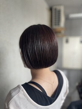 ヘアサロン レリー(hair salon relie) 【イルミナカラー】チョコレートブラウン×ミニボブ relie