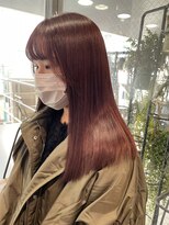 ヘアーアンドメイク ビス(HAIR&MAKE bis) 艶々深めレッドブラウン【戸田雅子】