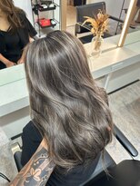 ブレンド 渋谷(BLend)&nbsp;グレージュマチルダボブインナーグレージュ前髪