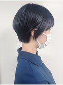 【morio原宿】くびれショート 黒髪 前髪あり
