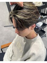 ネクストネオ 静岡(NEXT NEO)&nbsp;NEXT NEO【櫻田】筋感ハイライトメッシュ　メンズセンターパート