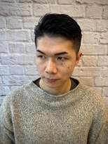 ヘアサロン 銀座マツナガ新宿店(hair salon) 大人7.3かきあげオールバック【新宿/理容室/フェード】