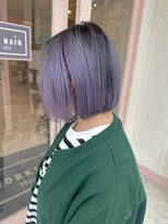 ワークスヘアー(WORKS HAIR) シャドールーツ ラベンダーカラー