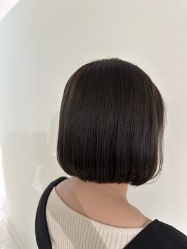 アヴァンスクロス あべのルシアス店(AVANCE.CROSS) ミニボブ×アッシュベージュ