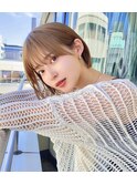 白髪ぼかし/ハッシュカット/フルバング/似合わせカット/自由が丘