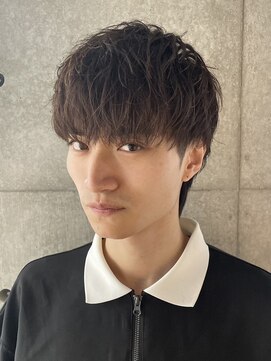 ブルニール 心斎橋(BLEUNIR) マッシュ ナチュラル ソフトツイストパーマ