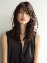 アルトリスト(Altruist Aging×HAIR&SPA)&nbsp;★ダークアッシュ大人ガーリーボブ着物ミディアムレイヤーカット