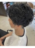 メンズカット　パーマ