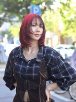 シーズ 栄(sea's) 同系色red+レイヤースタイル