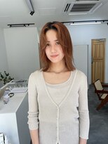 ルッチ 立川(LUCCI)&nbsp;【HIDETO】オレンジカラー/ブラウンカラー/ミディアムカット