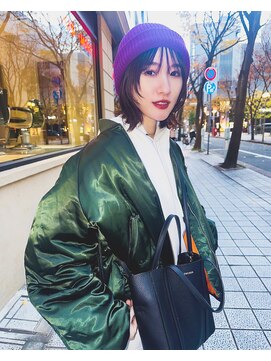 メリケンビューティーパーラー コウベ(MERICAN BEAUTY PARLOR KOBE) 【似合わせカット レイヤーカット 前髪】牧田じゅん