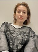 切りっぱなしボブ小顔似合わせカット銀座