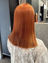 ザラブズラフズヘアー 守恒店(the loves laughs hair) オレンジ/ダブルカラー