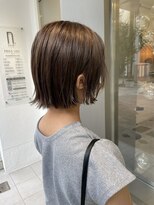 エイトヘアー(8 HAIR)&nbsp;切りっぱなしボブ×ミルクティーベージュ！