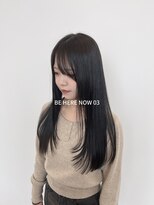 ビーヒアナウ N゜03 金沢駅西店(BE HERE NOW) 【韓国ヘア/レイヤーカット/オリーブグレージュ】