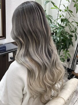 ベルヘアーデザイン 堺東(Belle hair Design) バレイヤージュ/グラデーション/レイヤーカット/外国人風/堺東