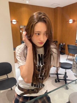 ヤイエ 青山店(yiye) 透明感カラー/フェイスレイヤー/顔まわりカット/