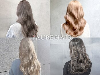 オーブ ヘアー レーヴ 自由が丘店(AUBE HAIR reve)の写真/透明感×トレンドで“私らしさ”を表現☆SNS映えも抜群！周りと差がつく最旬デザインカラーはここから。