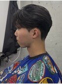 MEN'SHAIRウルフカルマパーマメンズショートイージーパーマ