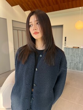 ローレンアオ(LOREN AO) 黒髪カタログ/クラゲヘアー/オリーブグレー/矢場町