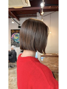 まとまるボブヘア