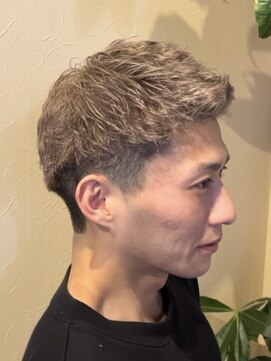 ミルクティー×ショートスタイル