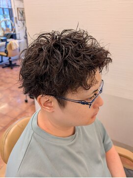 シャラク 戸出店(sharaku) メンズパーマスタイル
