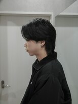 メレ 仙台(Mele)&nbsp;メンズウルフスタイル/センターパート20代～30代［仙台］