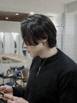 メレ 仙台(Mele)&nbsp;MEN’S/ニュアンスパーマ/ミディアムセンターパート［仙台］