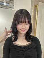 アトレ 梅田店(attrait)&nbsp;顔まわりレイヤー×柔らかいラベンダーカラー
